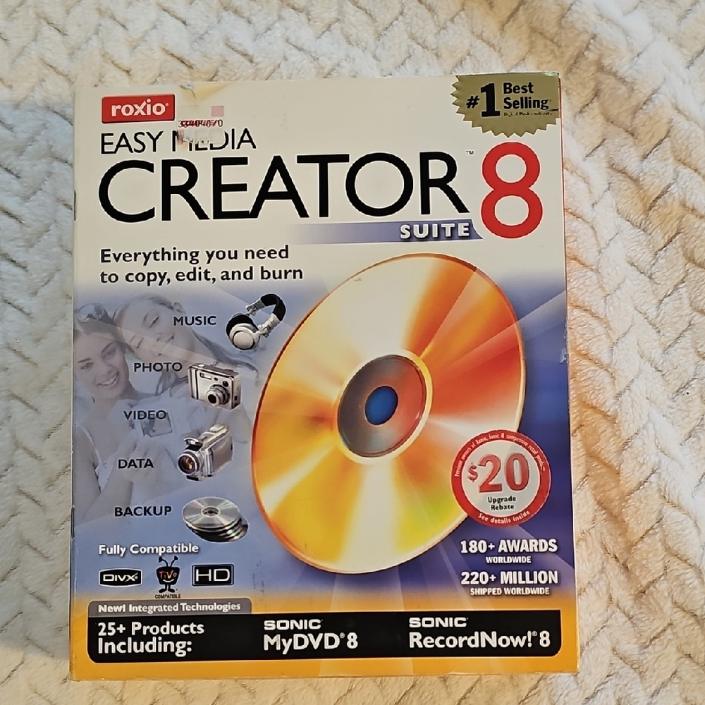 Easy Media Creator Suite 8 - Gold